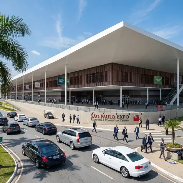Transporte de Santo Andrré até São Paulo Expo