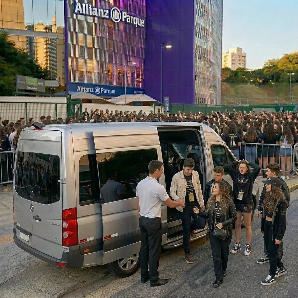 Transporte para o show do Robbie Williams em São Paulo